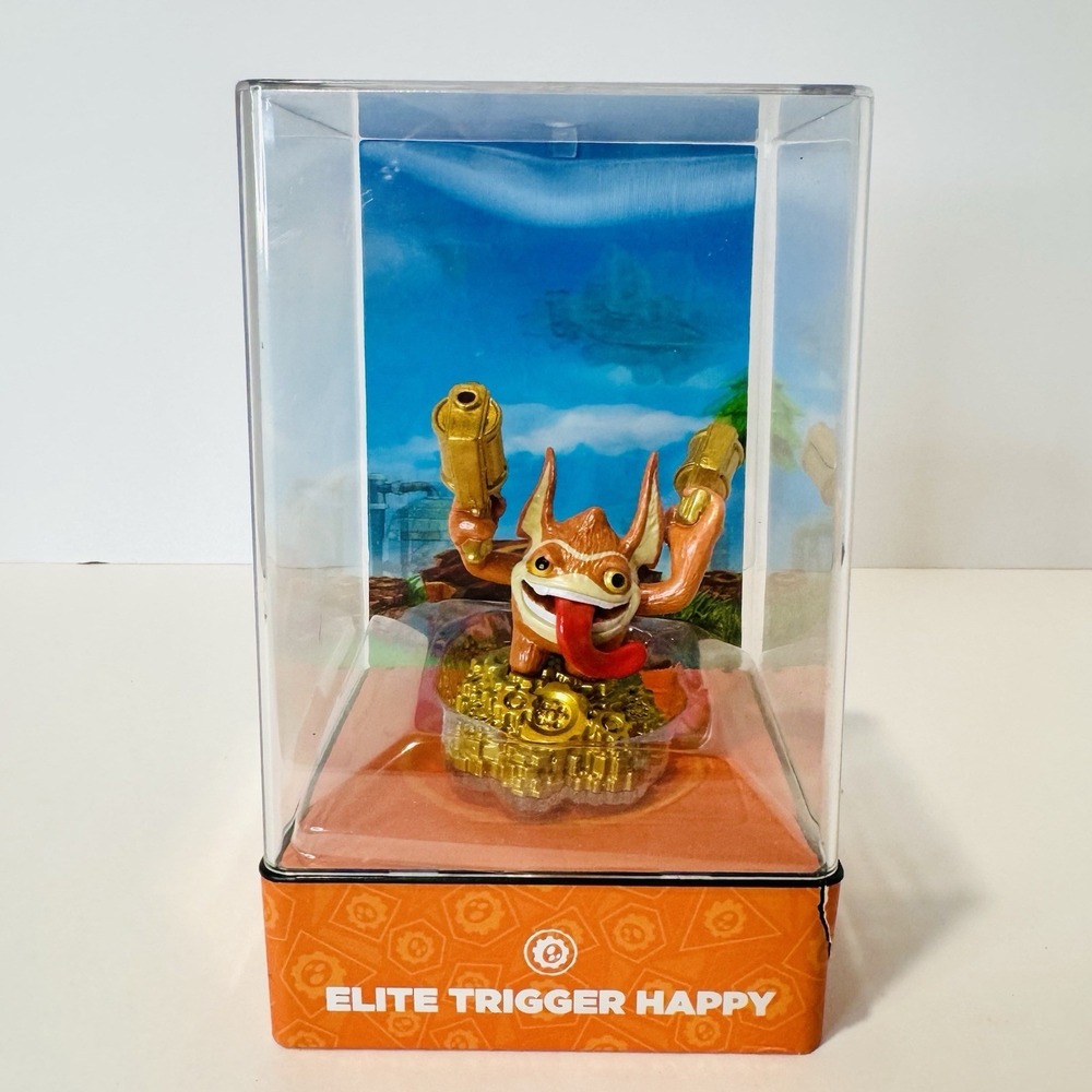 Skylanders Trap Team Eon's Elite Trigger Happy w/ Display Case